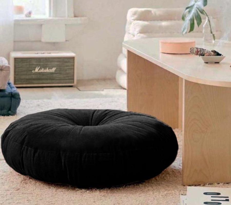 Bantal Bulat Nordhavn Hitam