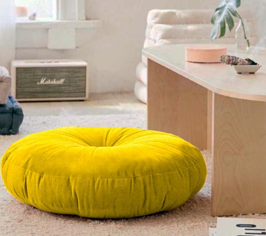 Bantal Bulat Nordhavn Kuning