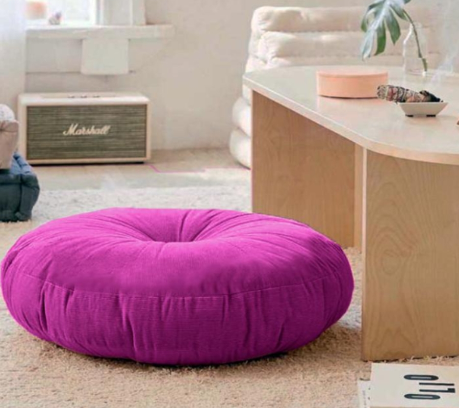 Bantal Bulat Nordhavn Merah Muda