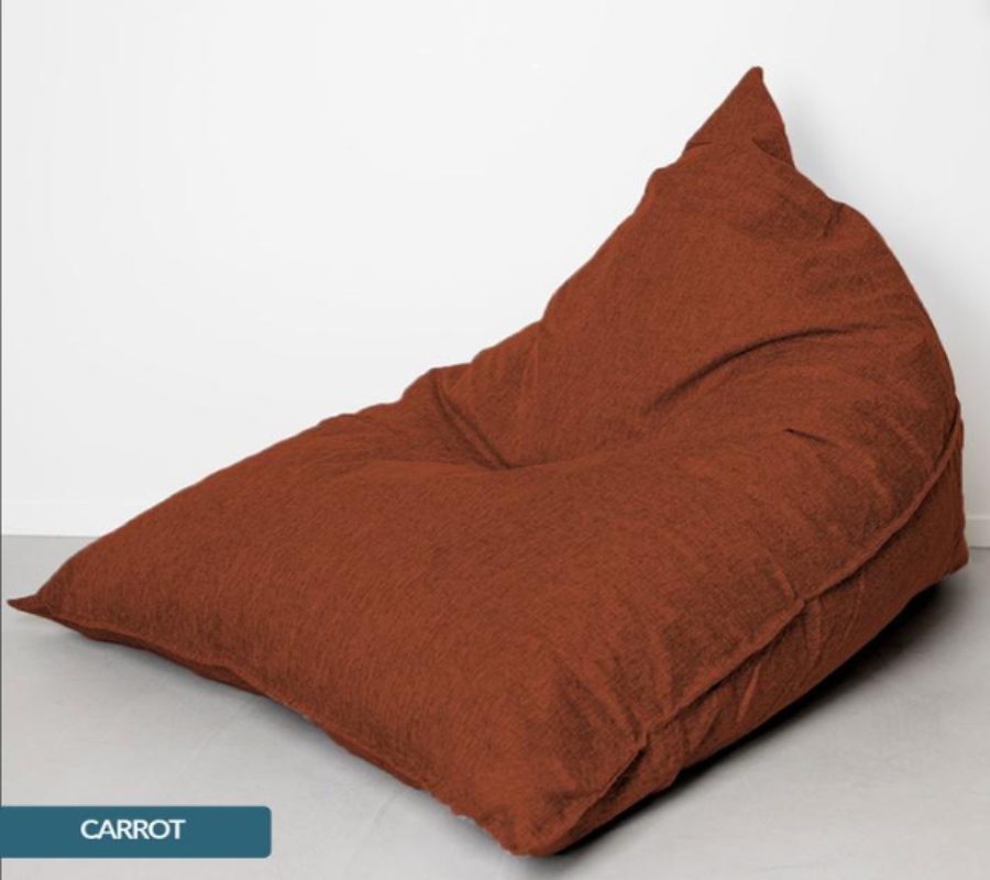 Bean Bag Triangle Canvas Carrot